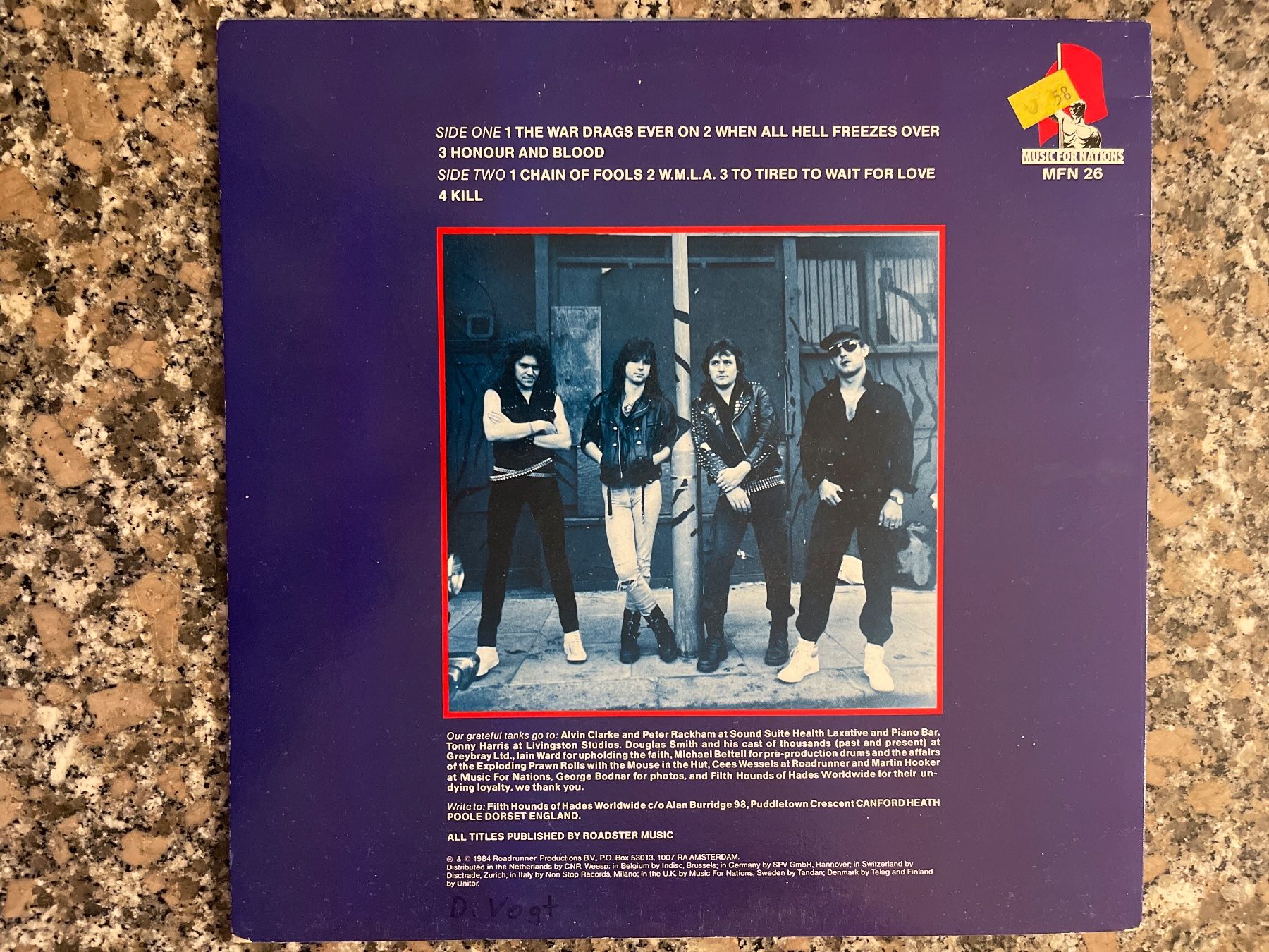 Dischi in vinile: S36/Tank - Hour and Blood – Usato da Frutigen venduto da Philippe_jsp 1