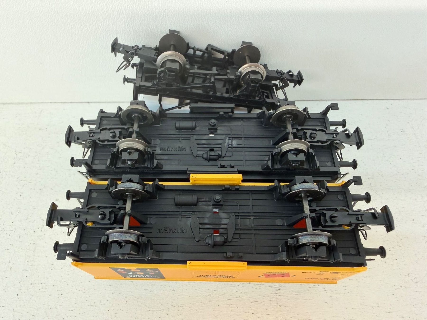 Märklin Modellini di ferrovie: Märklin 3er Set 44188 + 4415 Güterwagen der DB – Usato da Büsserach venduto da ModellbahnDepot 6
