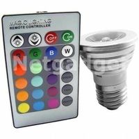 LED-Birne Color Changing + IR Fernbedienung