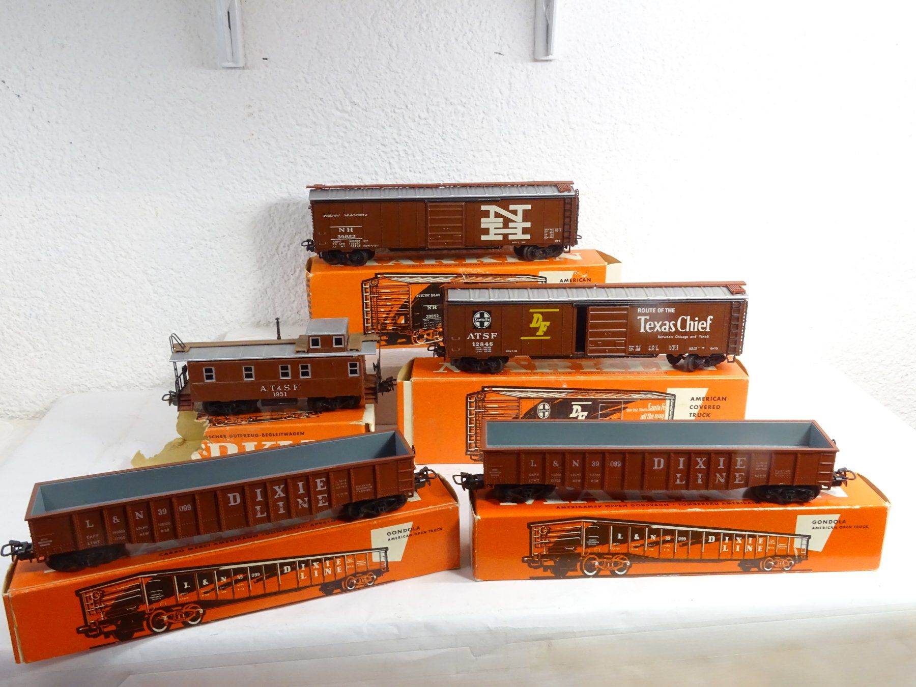 Märklin 4573+ 4572+ 4575+ 4570 Ami Box Car Set, H0,WS/AC,OVP (Gebraucht ...