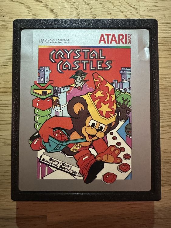 Jeu Atari 2600 Crystal Castles - Boîte D'origine, Bon état, Jeu Complet