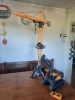 grue et tractopelle télécommandées