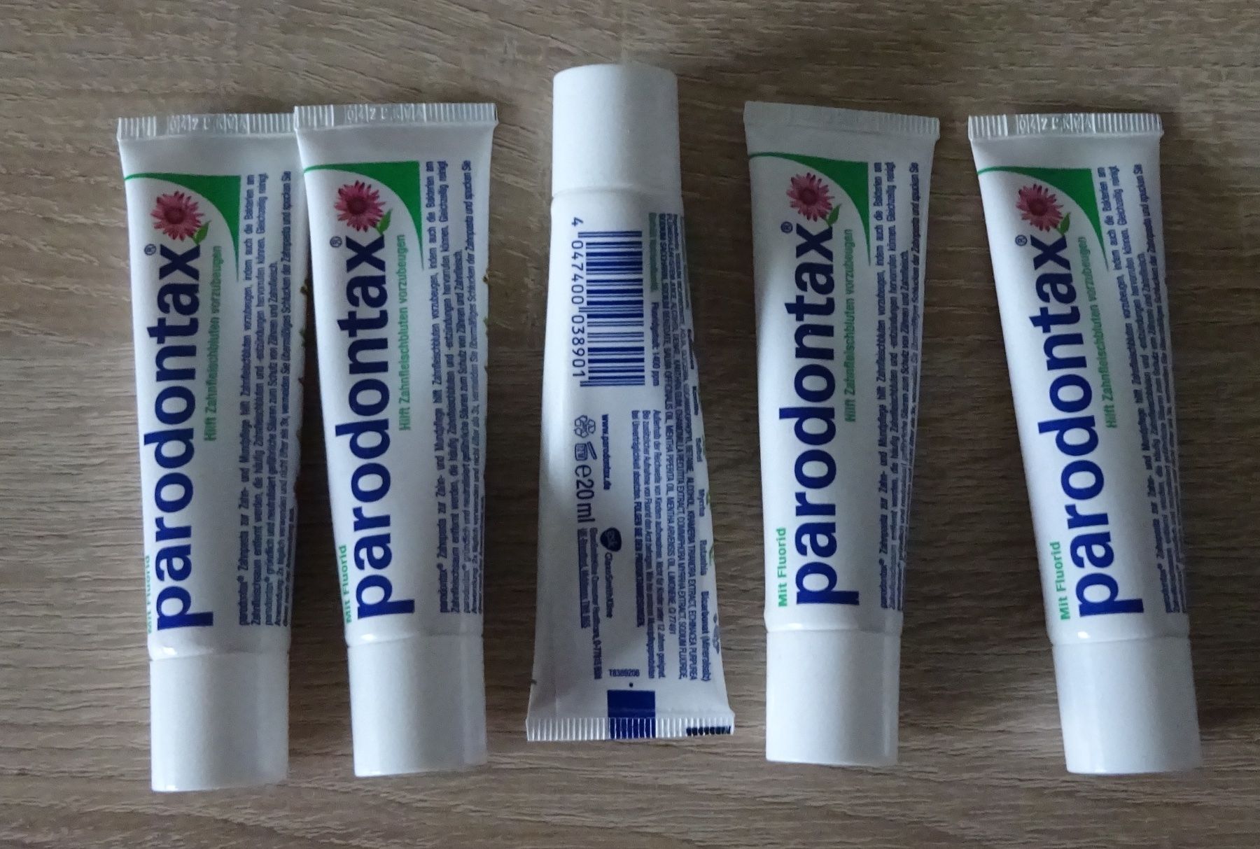Zahnpflege: 5 x 20 ml parodontax Mit Fluorid – Neu und originalverpackt aus Wagenhausen von Kahlen 1