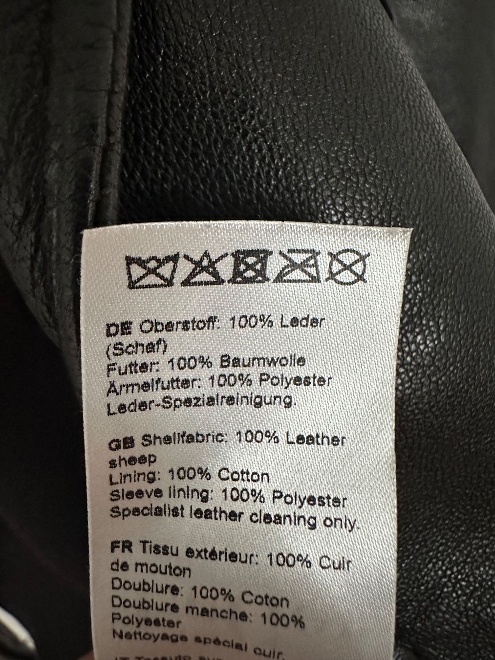 Vestes: Lederjacke – D'occasion à Oberrieden par Mai27 2