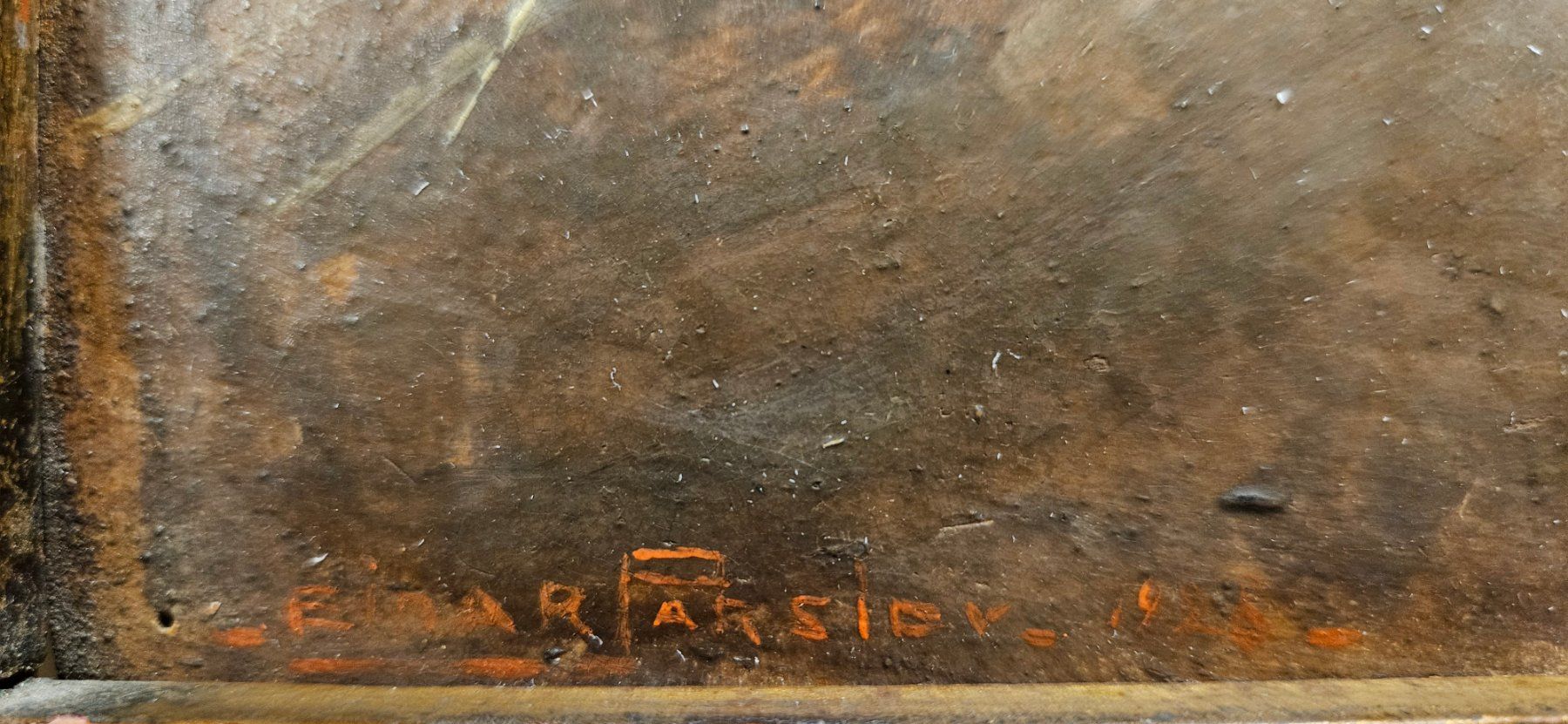 Dipinti: Ölbild Einar Parslev Dänischer Maler Gemälde Impressionismus – Usato da Uttwil venduto da TG-Lupa 6