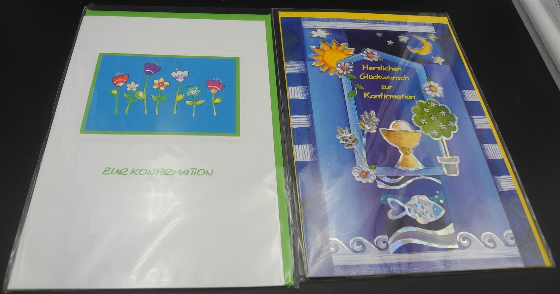 Cartoline: 4 Konfirmationskarten, Nr. 312 – Nuovo e nell'imballaggio originale da Kottwil venduto da Crazyrolf 2