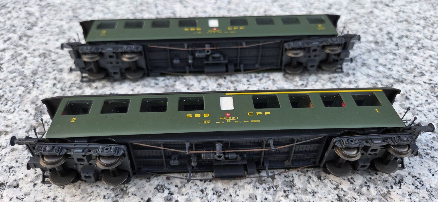 Roco Modellini di ferrovie: Roco H0 2x Personenwagen SBB – Nuovo (secondo la descrizione) da Klingnau venduto da Groofty69 3