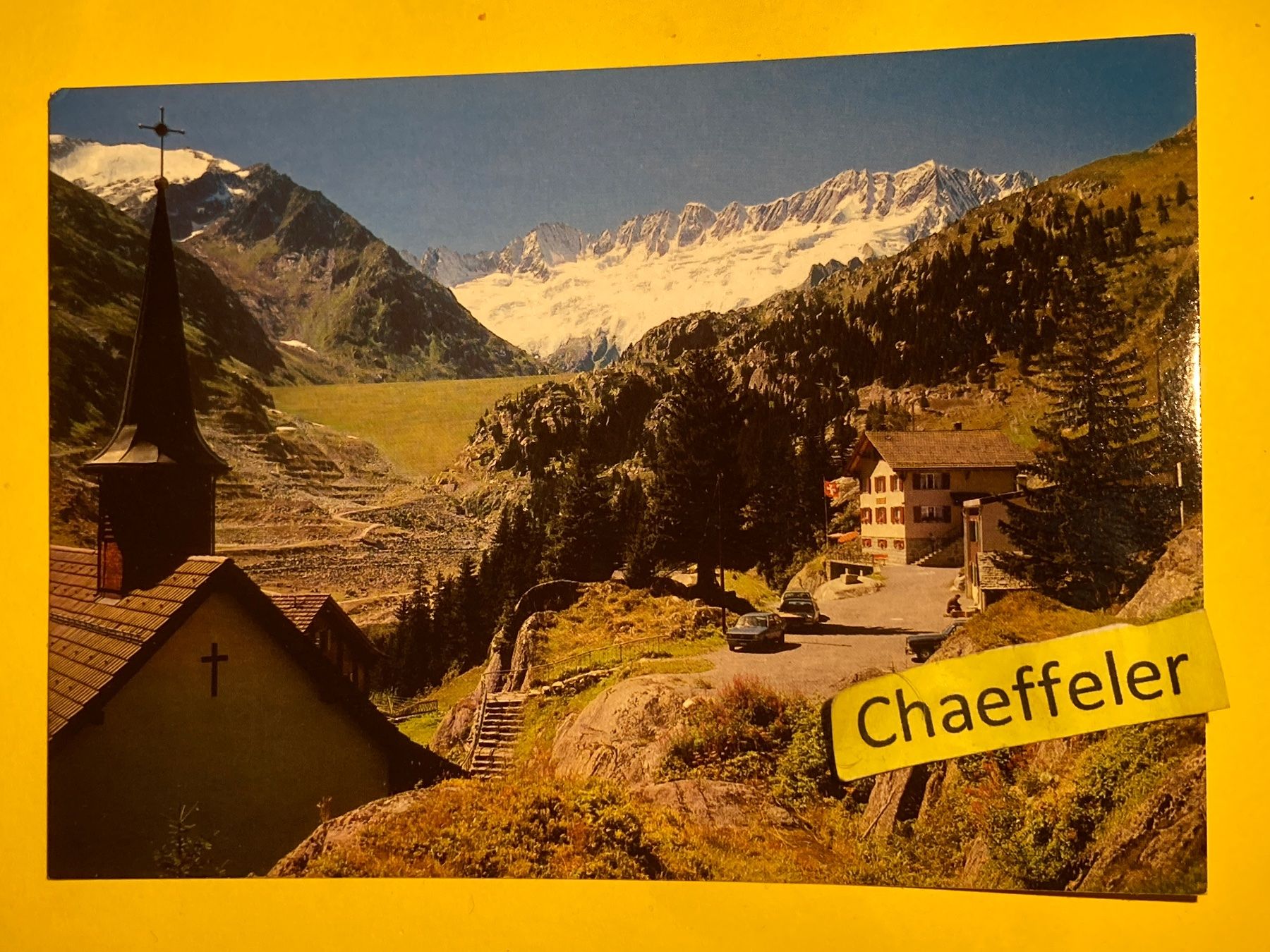 Cartoline postali: 1982 Glscheneralp / Uri – Usato da Zürich venduto da Chaeffeler