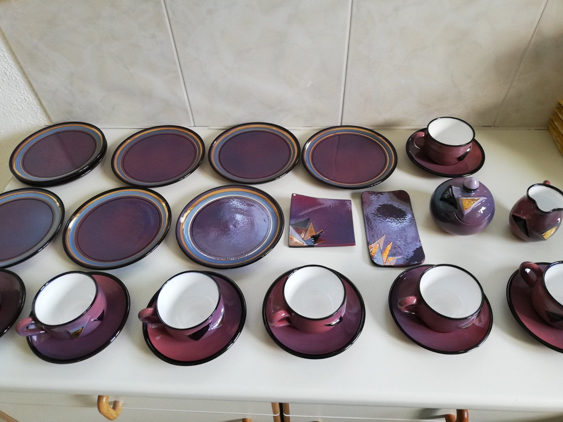 Set di piatti: Kaffeeservice Unikat handmade – Usato da Balgach venduto da FENDIE