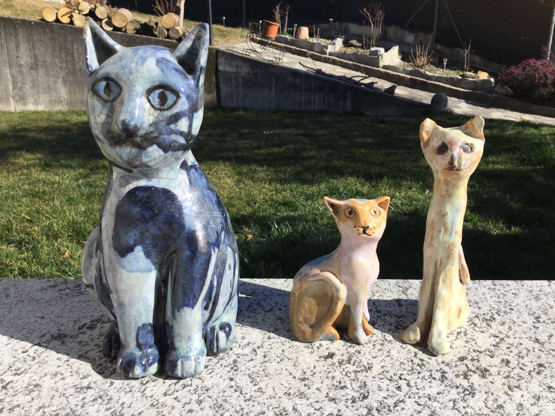 Sculture & Statue: Ceramiche - Gatti – Usato da Morbio Inferiore venduto da Ecod 1