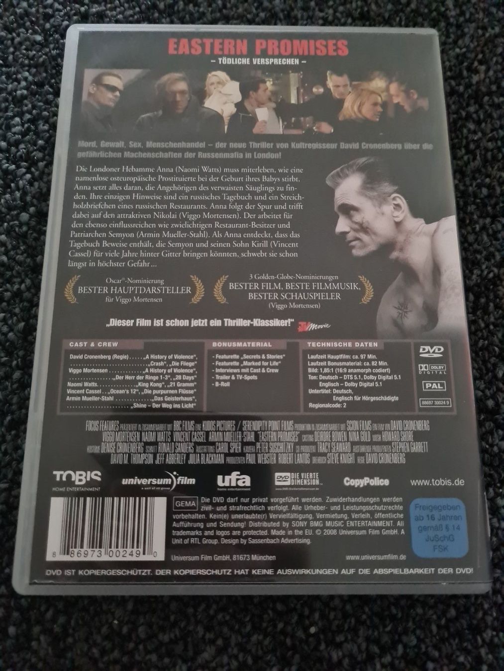 Tutti i DVDs: EASTERN PROMISES(5596) – Usato da Ruswil venduto da Ruck.Zuck. 1