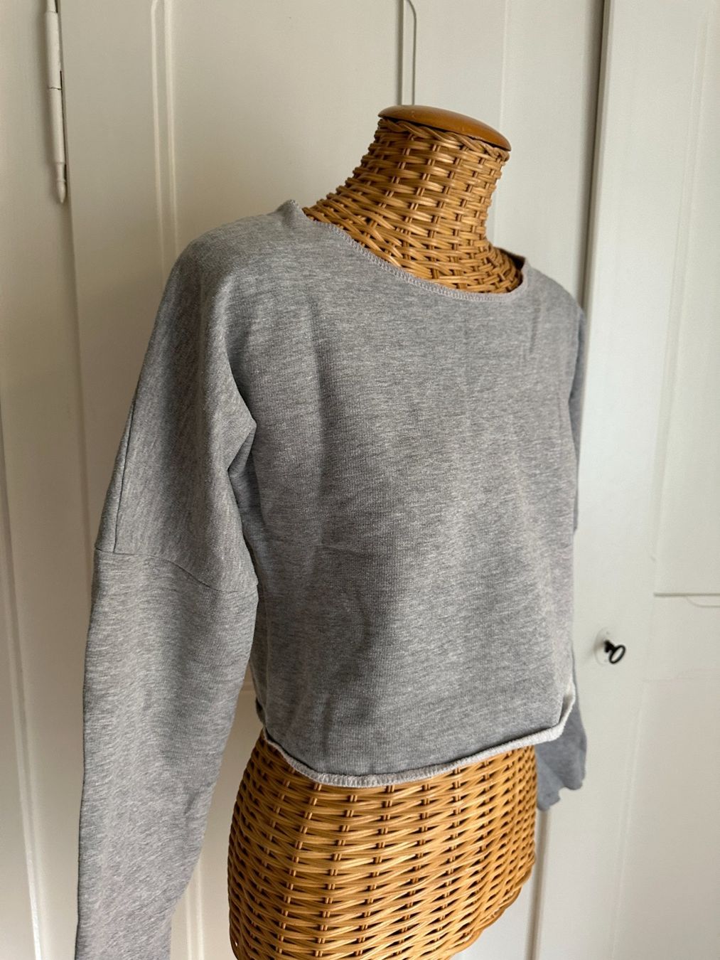 Pulls & Sweat-shirts: Cropped Sweatshirt hellgrau XS/S – D'occasion à Zürich par Diazaio 1