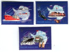Briefmarken "Schiffe. Antarktis". Russland