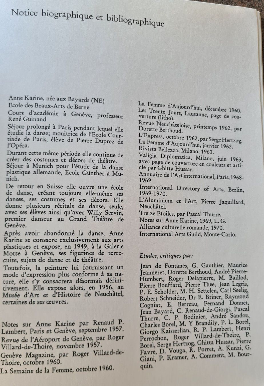 Dipinti: Anne Karinne - Tableau de Maître Suisse – Usato da Romont FR venduto da Glonounou 6