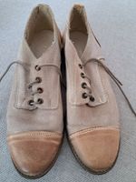 Roberto Santi Schnürschuhe/ Trachtenschuhe Gr. 38 Wildleder
