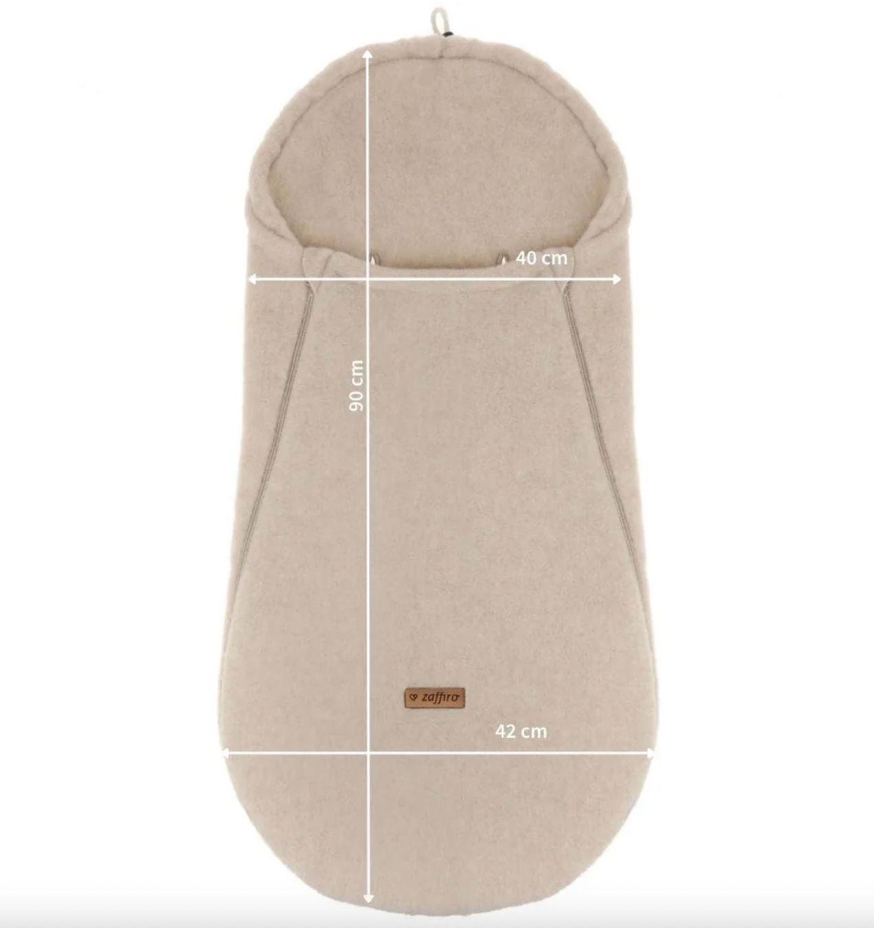Sacchi a pelo: Zaffiro Fußsack Mini Wool Bouclé, Brown. – Usato da Glattpark(Opfikon) venduto da pau_w672 1