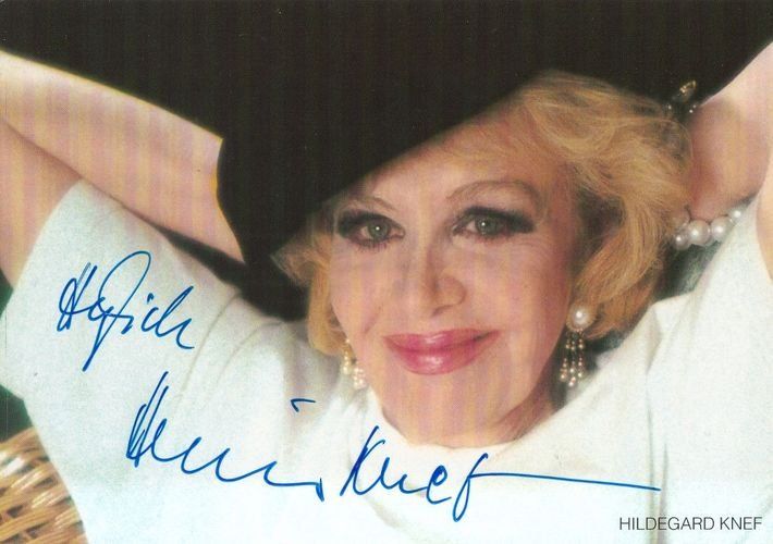 Hildegard Knef (19252002) orig. sign. AK Kaufen auf Ricardo