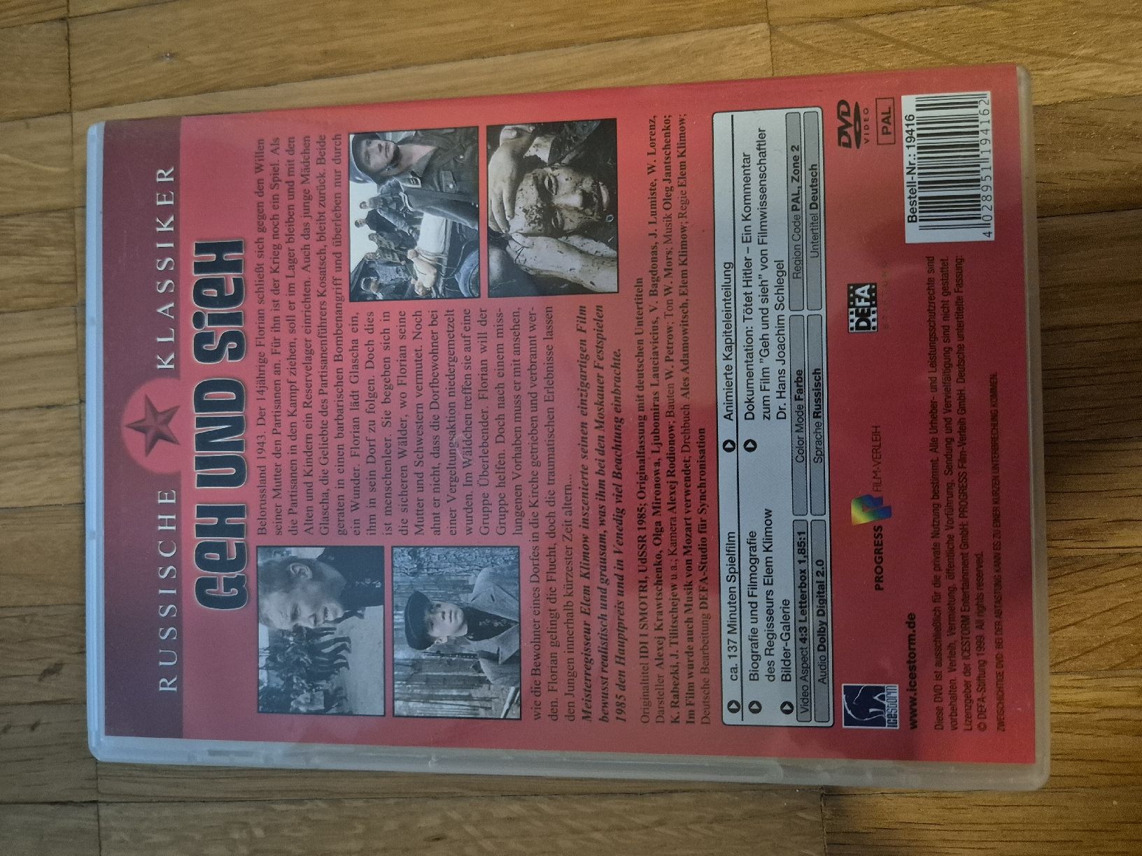Tutti i DVDs: DVD "Komm und sieh" russischer Klassiker – Usato da Baden venduto da mka_pr2g 1