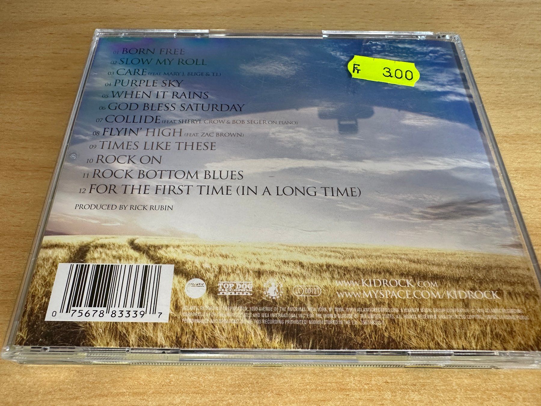 CD: Kid Rock – Born Free – Usato da Rikon im Tösstal venduto da Alpenmutz 1