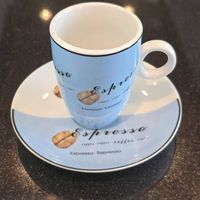 Espressotasse mit Unterteller, 4 Sets