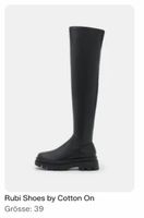 Rubi Overknee Stiefel schwarz Grösse 39 neu mit Etikett