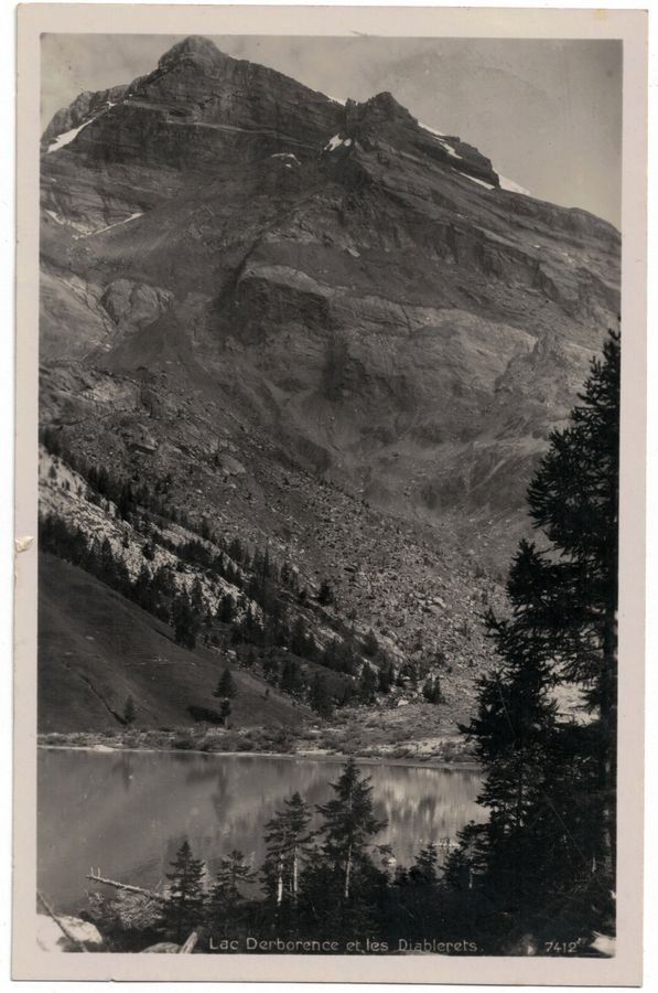 Cartoline postali: Lac Derborence, circulée 1929 – Usato da Frauenfeld venduto da POML