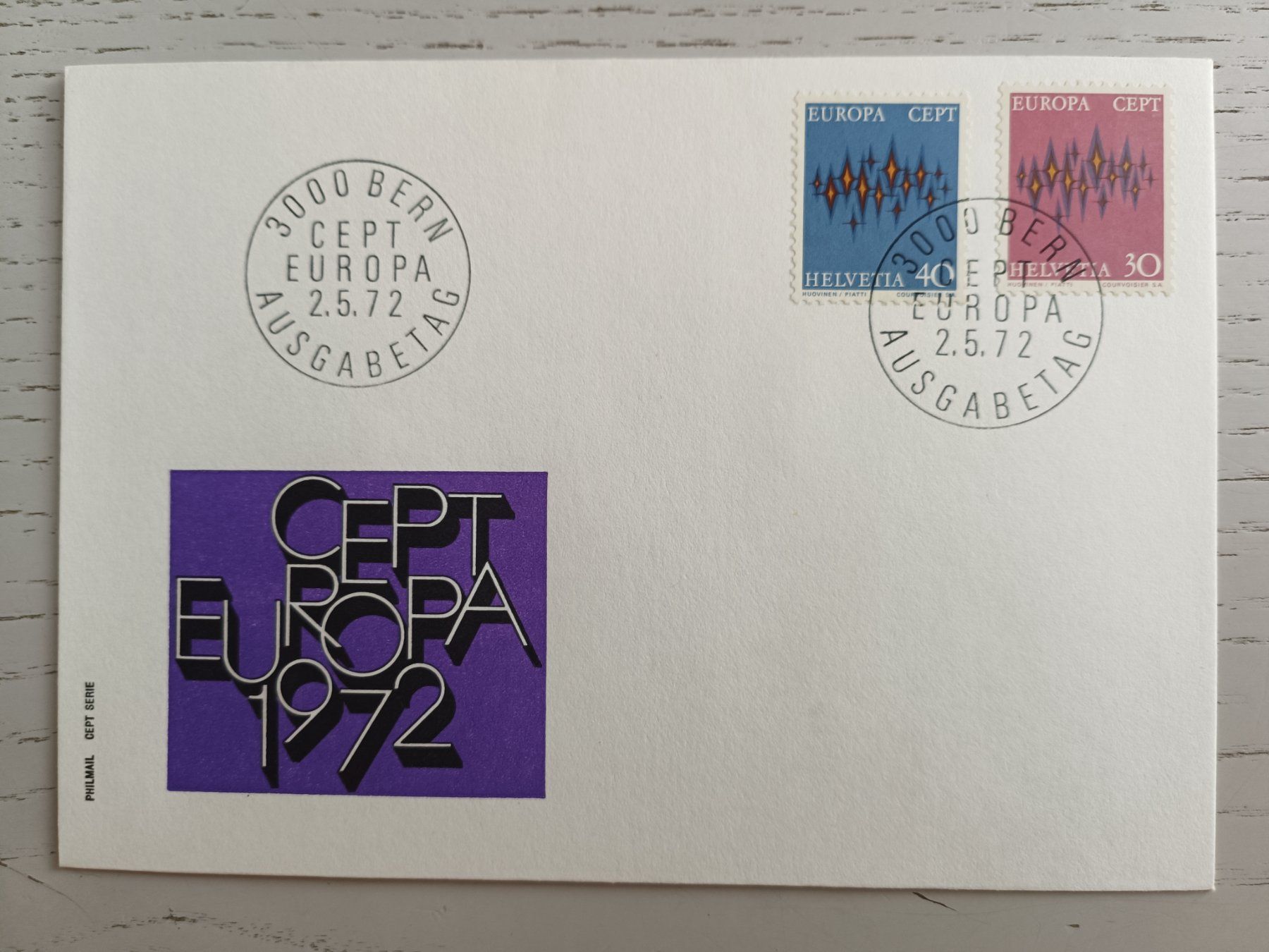 Alle Briefmarken: 1972 FDC Europamarken – Gebraucht aus Dübendorf von goeggi79