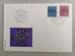 1972 FDC Europamarken