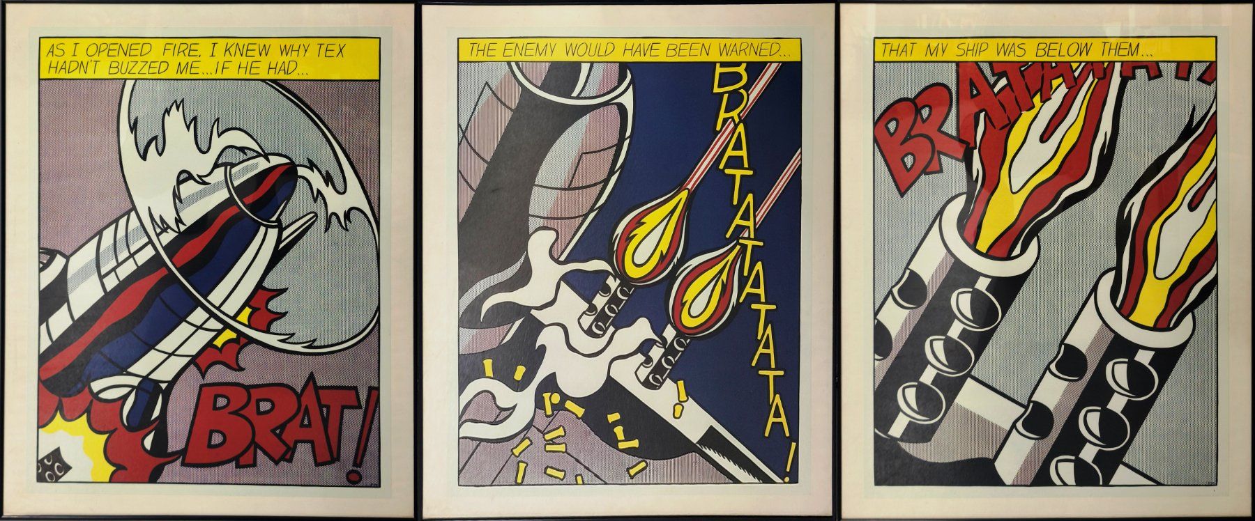 Foto & Immagini: ROY LICHTENSTEIN - AS I OPENED FIRE – Usato da Goldach venduto da Gaip