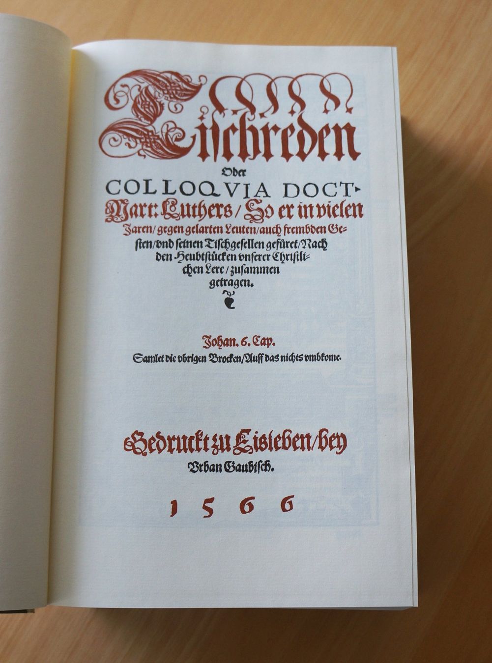 Libri: Tischreden oder Colloquia Doctor Martin Luthers – Usato da Luzern venduto da -gwunderchischtli-
