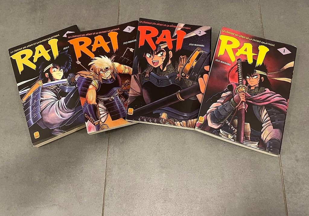 BD: 4 Mangas "Rai" – D'occasion à Les Evouettes par he__fby7