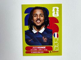 Sammelkarte Jules Koundé Panini FIFA WM 2026 FRA 5