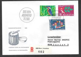 R-FDC Serie 439 - 441 Werbemarken ET Bern 21.2.1966
