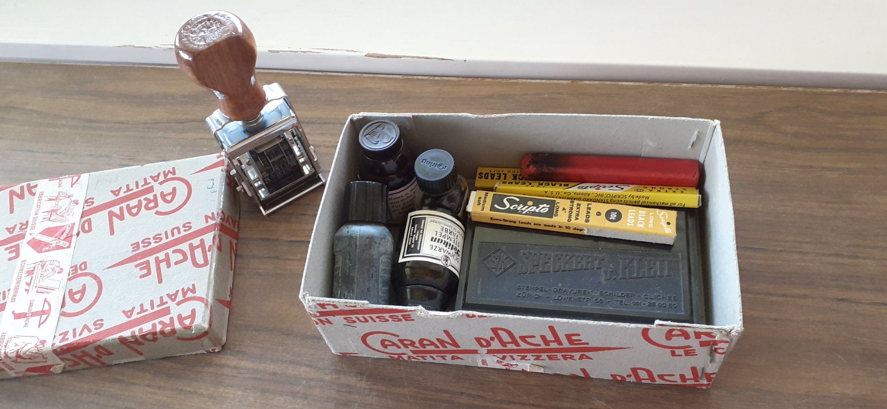 Stempel: Stempel Caran D'Ache + Zubehör – Gebraucht aus Mörschwil von antiksalon 3