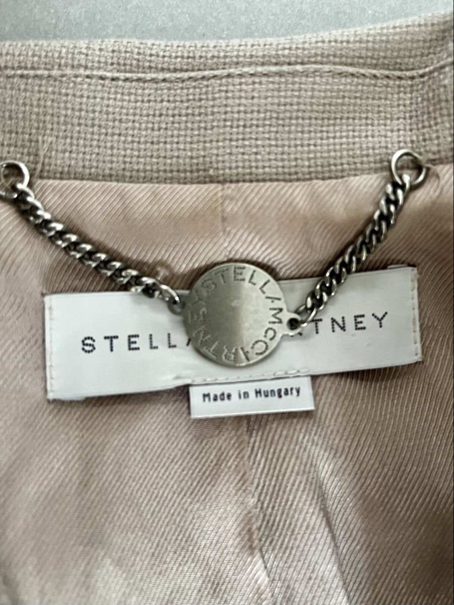 Stella McCartney Giacche: Stella McCartney tailored blazer, beige 100% wool Size 40 – Usato da Meilen venduto da Tamara23 2
