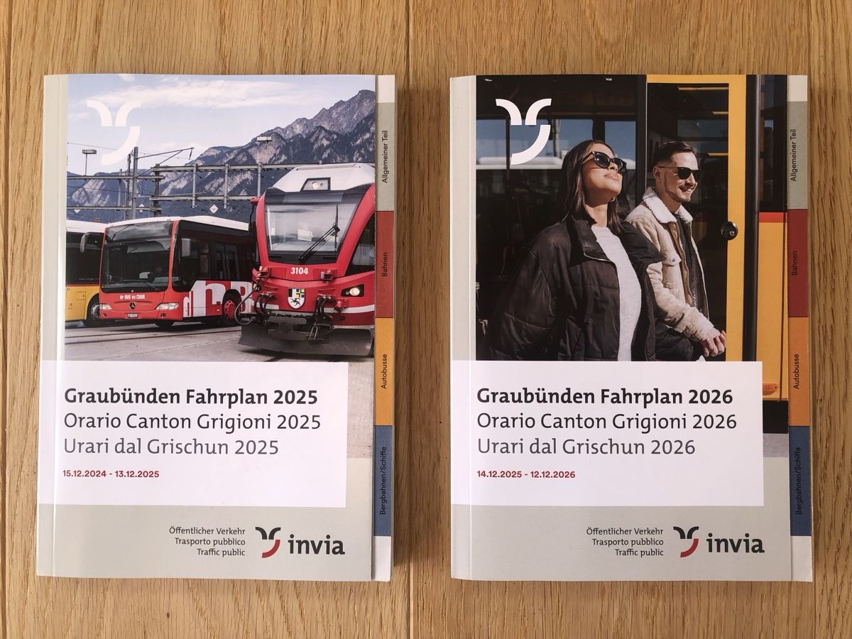 Libri: RhB GR Kursbuch 2025 und 2026 – Nuovo (secondo la descrizione) da Disentis/Mustér venduto da Sthb