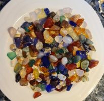 100g Natürlichen coloeful agate edelstein