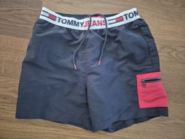 Badehose Tommy Schwarz Grösse S Slim Fit