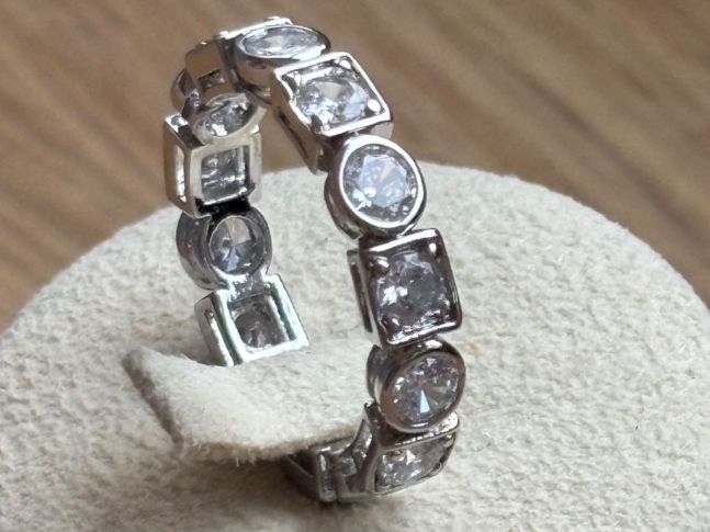 Anelli: Luxus Elegante Gr.18:8 Ring  Memoire Silberfarben – Nuovo (secondo la descrizione) da Biel-Bienne venduto da Roserosse13 6
