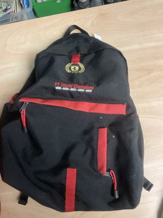 Ferrari F1 World Champions Rucksack 1999-2003, Top Zustand