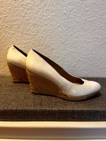 Pedro Anton white Wedge Heels, Size 41, Elegant Summer!