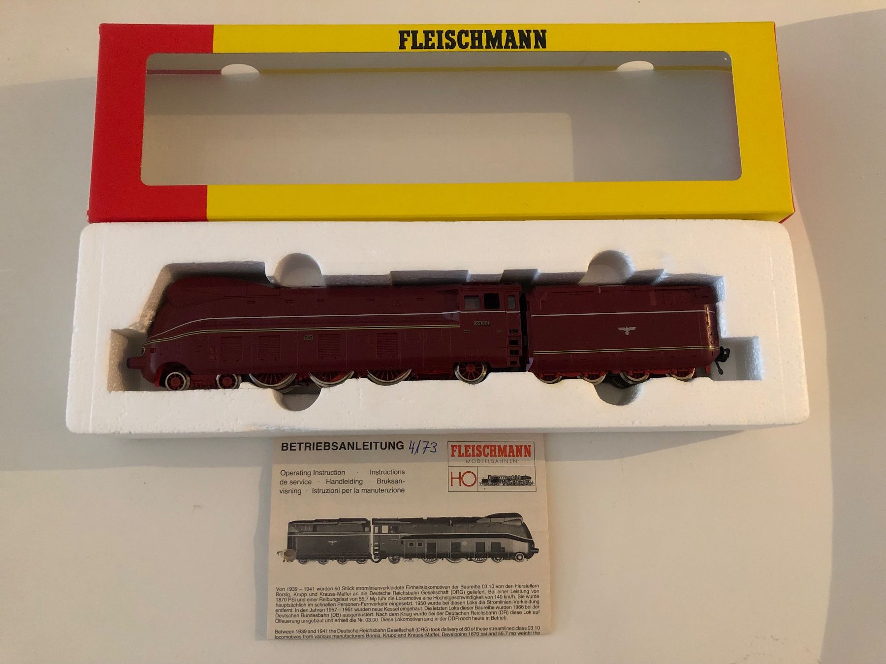 Fleischmann Modelleisenbahnen: Fleischmann 4173 Rot (NEU) – Neu (gemäss Beschreibung) aus Ostermundigen von Garmin03