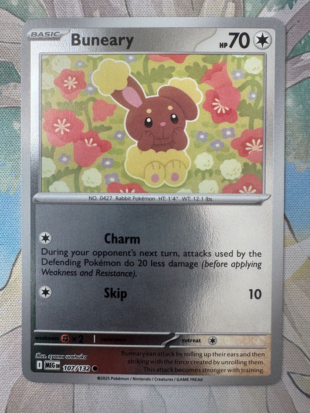 Pokémon Carte collezionabili: Pokémon TCG - Buneary Reverse (MEG107) Mega Evolution – Nuovo (secondo la descrizione) da Oberwil BL venduto da Chelsea26