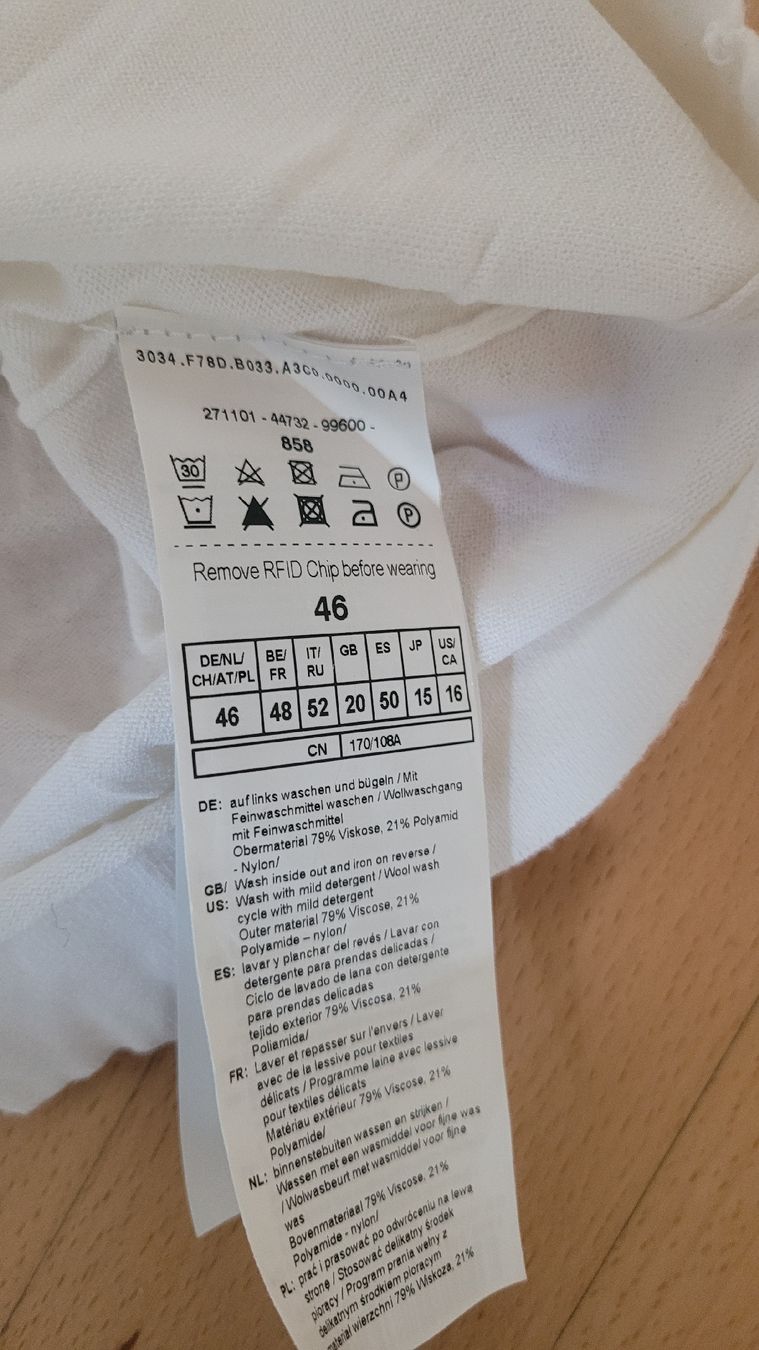Gerry Weber Maglioni & Felpe: Gerry Weber Damen Langarmshirt Weiss Grösse 46 – Usato da Horgenberg venduto da Klatschmohnmaria 4