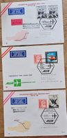 Österreich  3 Erstflug Briefe