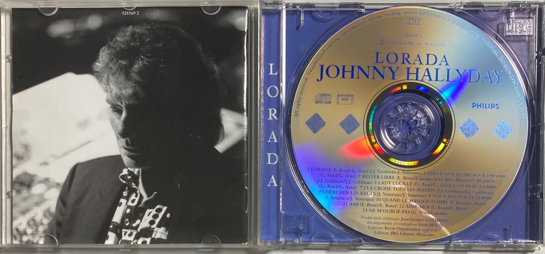 CD: JOHNNY HALLYDAY - LORADA – Usato da Poliez-Pittet venduto da Newtown-Records 2