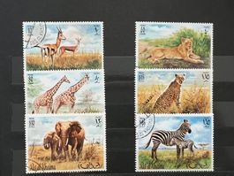 Ras al Khaimah 1972 Wildtiere gest.  (4373)
