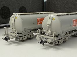 Roco 46499 2x SBB Kesselwagen Coop-Mühle Zürich Uacs / DC HO