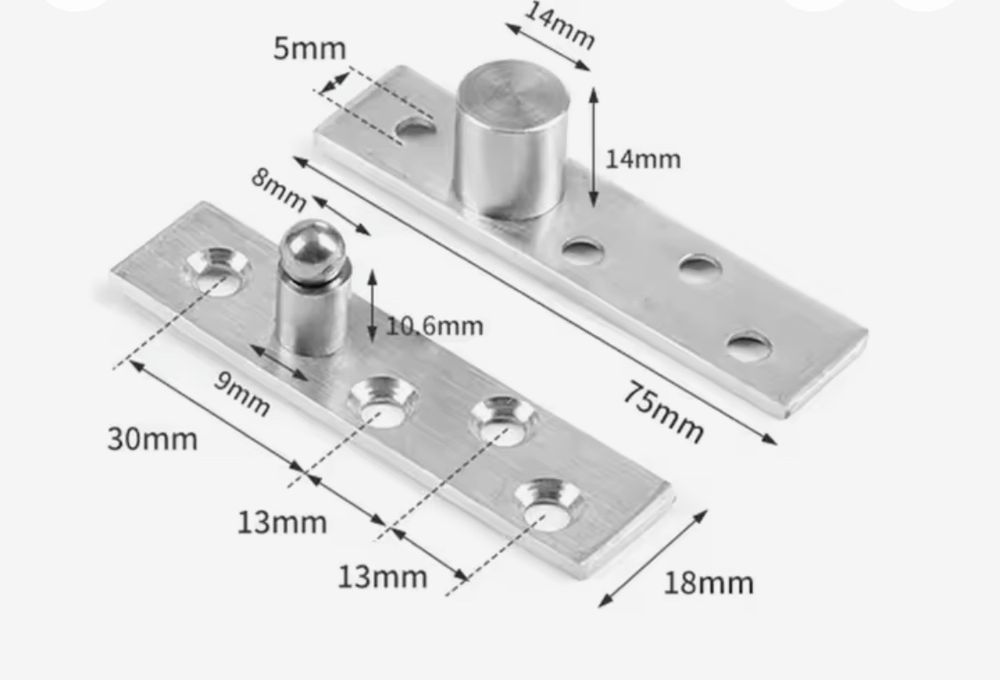 Edelstahl Türscharniere - Stabile Scharniere Für Innentüren