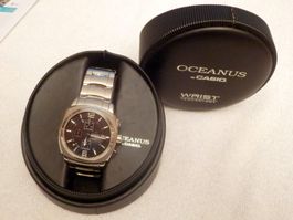 Casio Oceanus, Chronograph, Alarm, Quartz, neuwertig mit Box